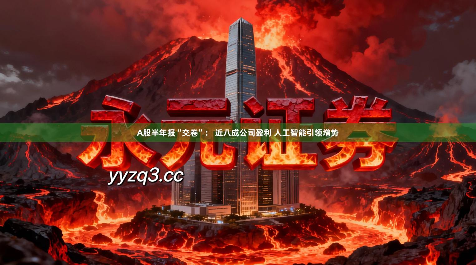 A股半年报“交卷”： 近八成公司盈利 人工智能引领增势